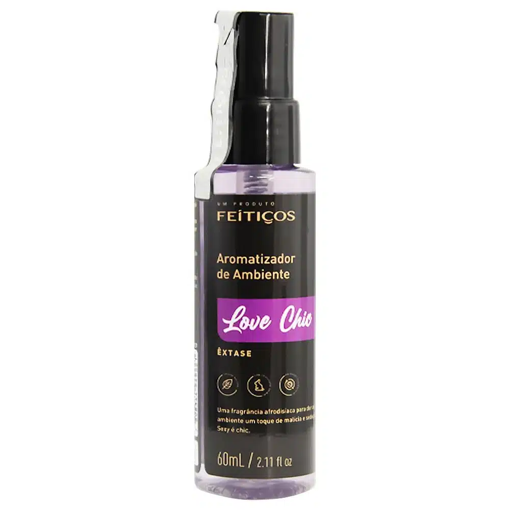 16231832923297_zoom.webp Aromatizador De Ambiente Love Chic Êxtase 60Ml Feitiços - Imagem 1