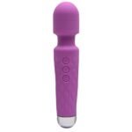 Vibrador Varinha Mágica Microfone 20 Velocidades Roxo - Imagem 2