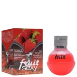 Fruit Sexy Gel Comestível 40Ml Intt Morango com Champanhe - Imagem 3