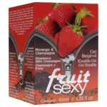 Fruit Sexy Gel Comestível 40Ml Intt Morango com Champanhe