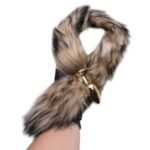 Plug Anal Metal Cor Dourado Rabo De Raposa Hard - Imagem 4