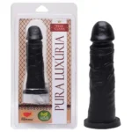 Prótese Maciça Pênis Sexy Fantasy 17 X 4Cm Cor Preto