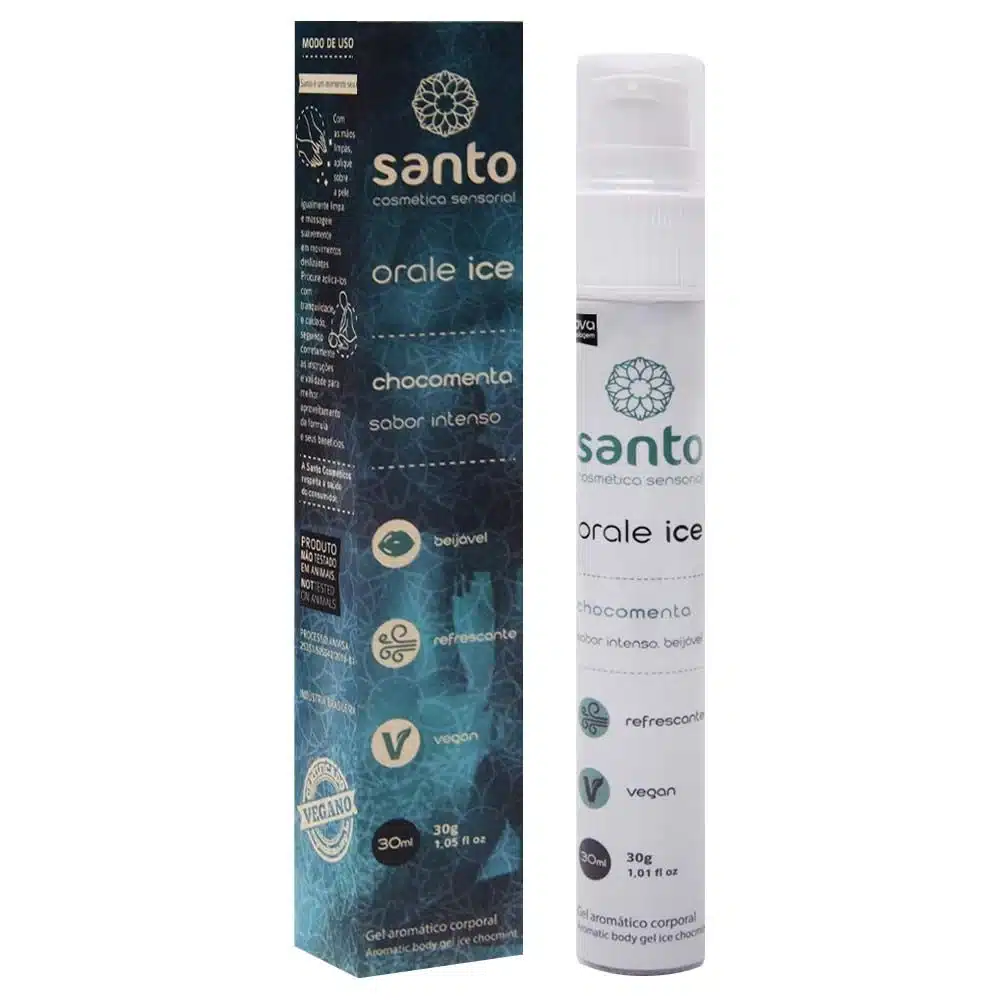 16413204092878_zoom.webp Orale Ice Gel Comestível 30Ml Santo (Choco Menta) - Imagem 1