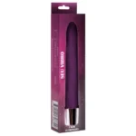 Vibrador Personal 10 Vibrações Aveludado Vipmix Cromado Roxo - Imagem 2