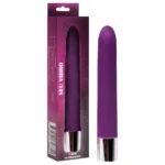 Vibrador Personal 10 Vibrações Aveludado Vipmix Cromado Roxo