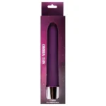 Vibrador Personal 10 Vibrações Aveludado Vipmix Cromado Roxo - Imagem 3