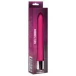 Vibrador Personal 10 Vibrações Aveludado Vipmix Cromado Pink - Imagem 2
