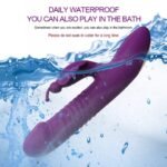 Vibrador Vai e Vem Borboleta Recarregável Roxo - Imagem 3