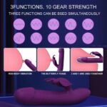 Vibrador Vai e Vem Borboleta Recarregável Roxo - Imagem 6