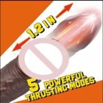 Prótese Pênis Realístico Preto Ultra Macio Com Controle 22 x 4 cm - Imagem 3