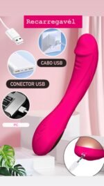 Vibrador Dildo Ponto G Pink - Imagem 2