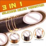 Prótese Pênis Realístico Preto Ultra Macio Com Controle 22 x 4 cm - Imagem 6