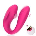 Vibrador Duplo Prazer Com Sugador Controle Remoto Recarregável