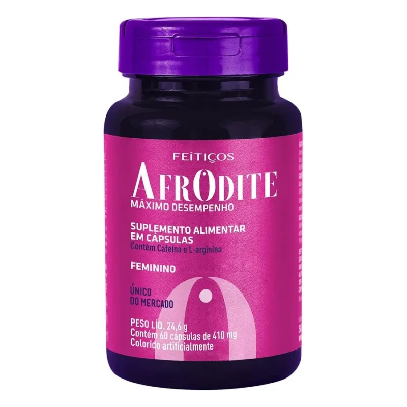 Afrodite Suplemento Alimentar Feminino em Capsulas 410 mg Feiticos Aromaticos 2