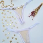 Calcinha Fio Personalizável Ilusion Branca Tule 0822