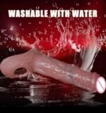 Capa Peniana Realística 18 cm com Apoio Escrotal - Imagem 4