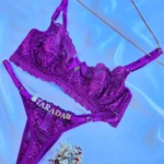 Conjunto Lingerie Renda com Aro Personalizável