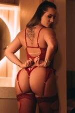 Espartilho Sexy Com Bojo Feito Em Tule Poa - Imagem 5