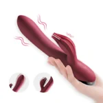 Vibrador Dildo 10 Velocidades Tulipa Clitóris - Imagem 2