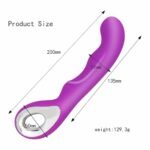 Vibrador Ponto G Acabamento Cromado Recarregável Roxo - Imagem 4