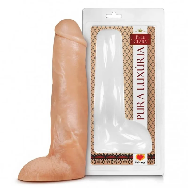 Protese Pura Luxuria Macico com Escroto 27 x 55 cm Sexy Fantasy