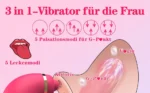 Vibrador Ponto G Curvado Lingua Vibratória Cor Pink - Imagem 2