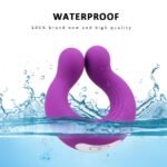 Anel Peniano Vibrador com Controle sem Fio Roxo - Imagem 2