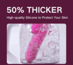 Vibrador Dildo Vai e Vem Rotativo Com Sugador Clitóris Cor Pink - Imagem 6