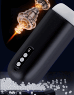 Masturbador Elétrico MP3 Masculino Preto - Imagem 3