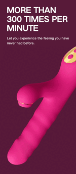 Vibrador Dildo Vai e Vem Rotativo Com Sugador Clitóris Cor Pink - Imagem 12