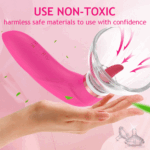 Vibrador Formato Lingua com Sucção Curvado Pink - Imagem 5