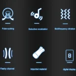 Masturbador Elétrico MP3 Masculino Preto - Imagem 19