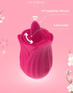 Vibrador Língua Formato de Rosa - Imagem 2