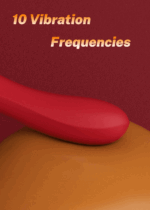 Vibrador Dildo Formato Boca Ponto G Vermelho - Imagem 6