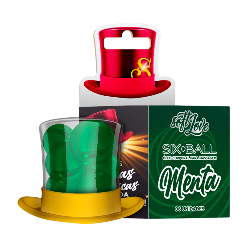 Six Ball Oleo de Massagem Menta