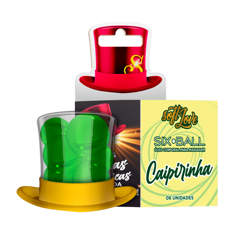 Six Ball Oleo para Massagem Caipirinha