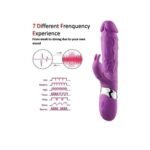 Vibrador Coelho Grande Roxo 7 velocidades C Coast - Imagem 2