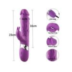 Vibrador Coelho Grande Roxo 7 velocidades C Coast - Imagem 5