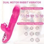 Vibrador Vai e Vem com Estimulador de Clitóris - Imagem 3