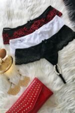 Calcinha Tailandesa Com Pérolas - Tamanho Único - Imagem 3