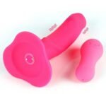 Vibrador Dildo com Cinta e Controle Pink - Imagem 3