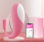 Vibrador Baleinha Bluetooth 10 Modos de Vibração Rosa