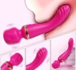 Vibrador Massageador Ponto G 2 em 1 Rosa