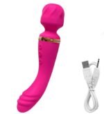 Vibrador Massageador Ponto G 2 em 1 Rosa - Imagem 2