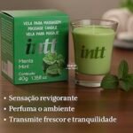 Vela Aromática Beijável 40G Intt Menta