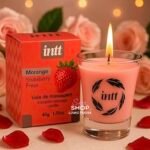 Vela Aromática Beijável 40G Intt Morango