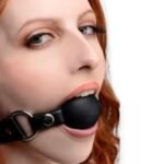 Mordaça Bola Com Regulagem Em Couro Sintético VipMix