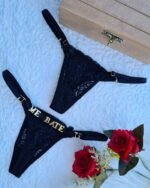 Calcinha Personalizável Cor Preta - Imagem 2