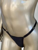 Calcinha de Tule Personalizável Preto com Laço - Imagem 2