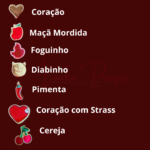 Emoji de Metal para Personalizar Lingerie